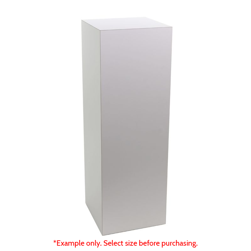 PEDESTAL pedestal ポロシャツ M (希少) flexwitme White Laminate Display Pedestals | shopPOPdisplays